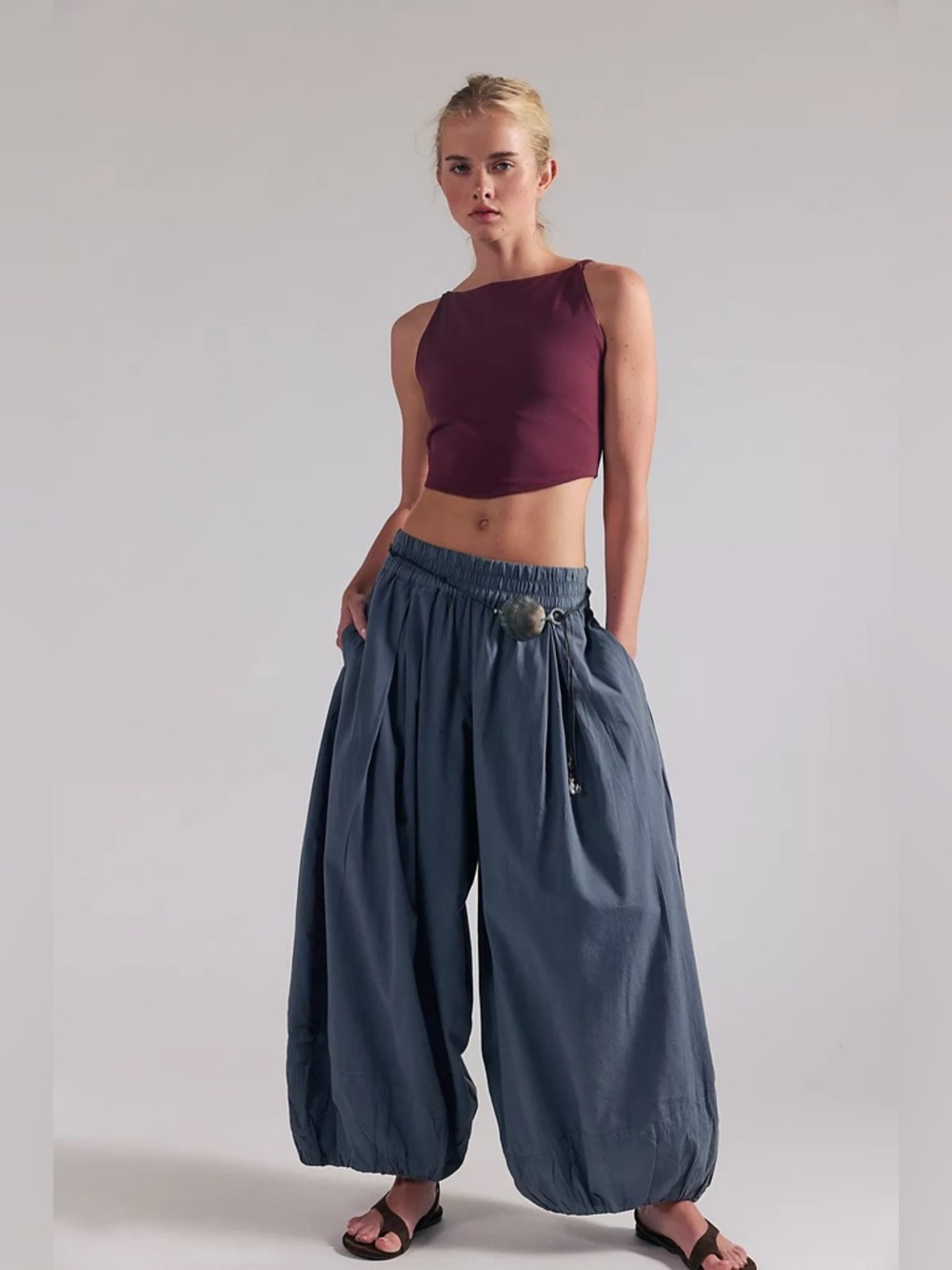 Free People Moon Flower Balloon Pants